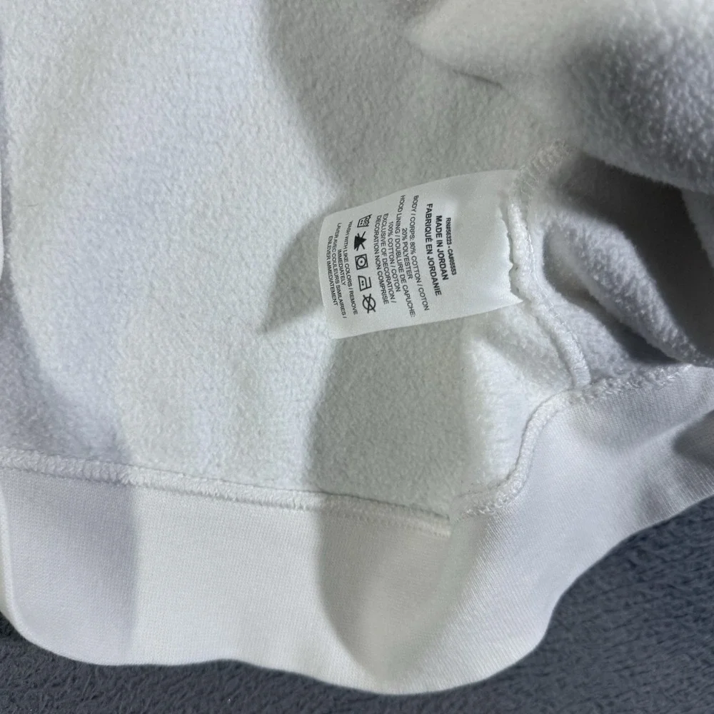 Nike Hoodie Mens Size XLSportswear Club‎ Fleece Sweatshirt White Athleisure